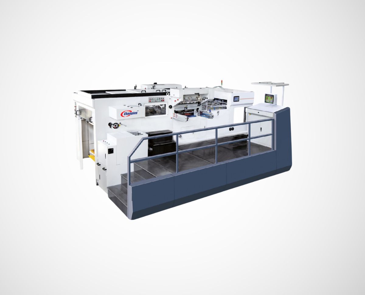 Champion SUPERFOIL 1080 Automatic Hot stamping & Die cutting machine with X & Y axis foil pull with advanced PLC control