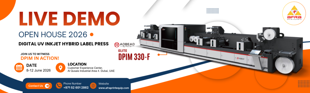 AFRA Open House 2026 – Experience the Future of Digital UV Hybrid Label Press
